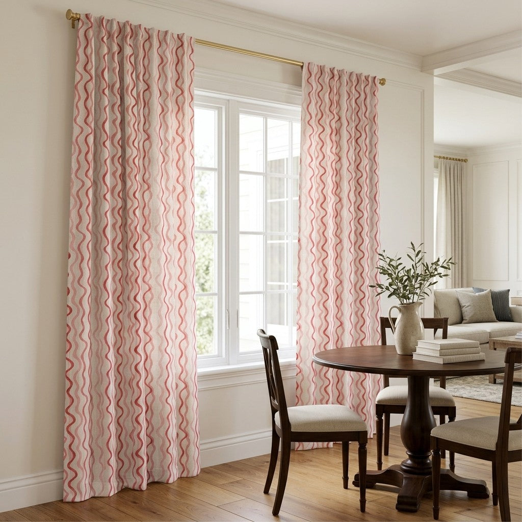 Berry Ripple - Curtain Panel - Breakfast Nook