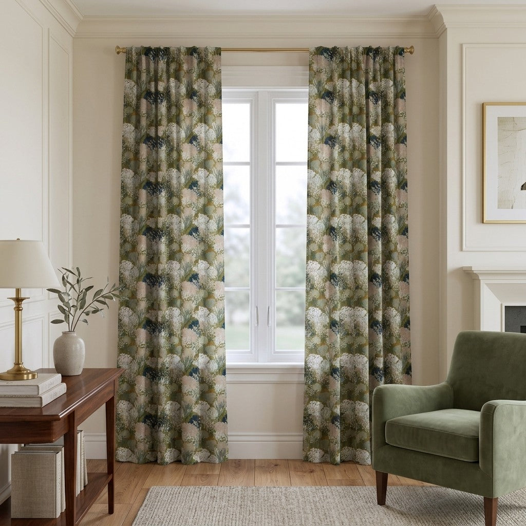 Forest Sprig - Curtain Panel - Classic Living Room