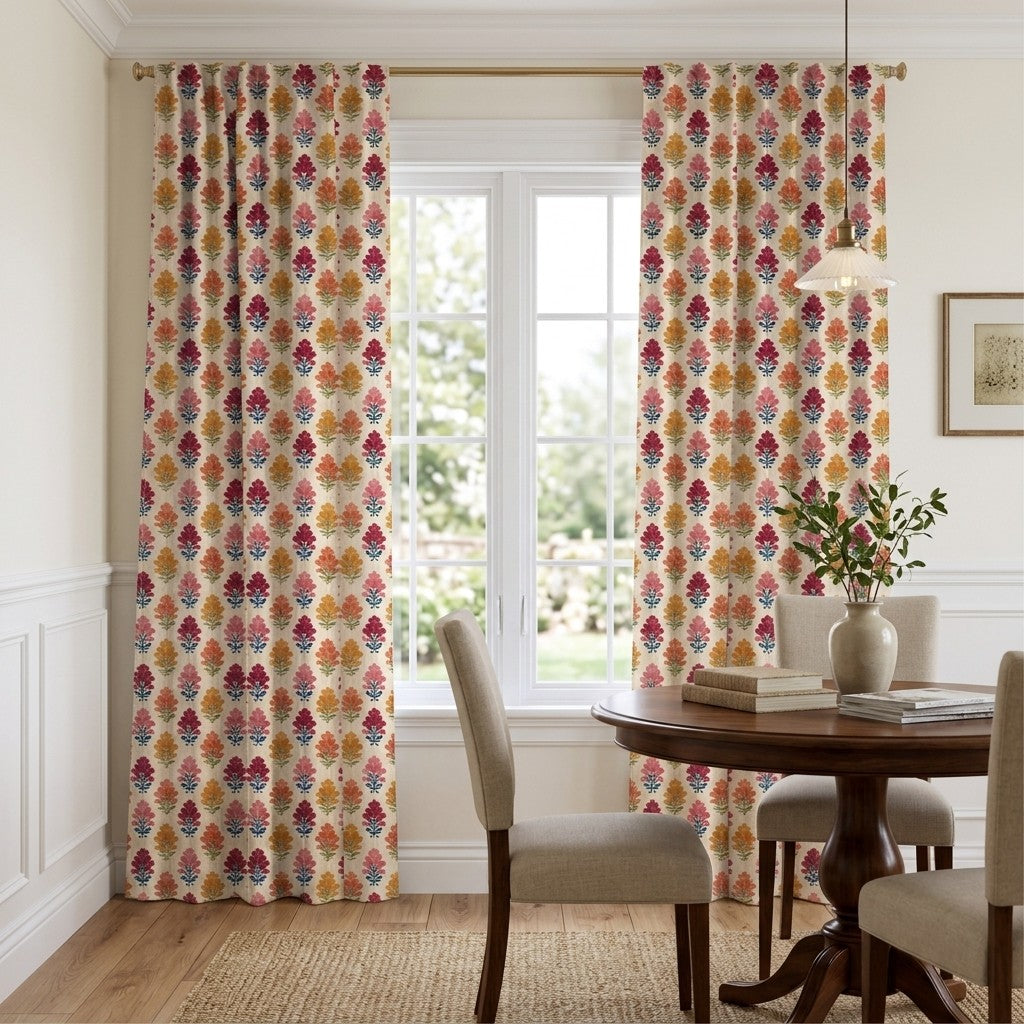 Delphi Marquet - Curtain Panel - Breakfast Nook