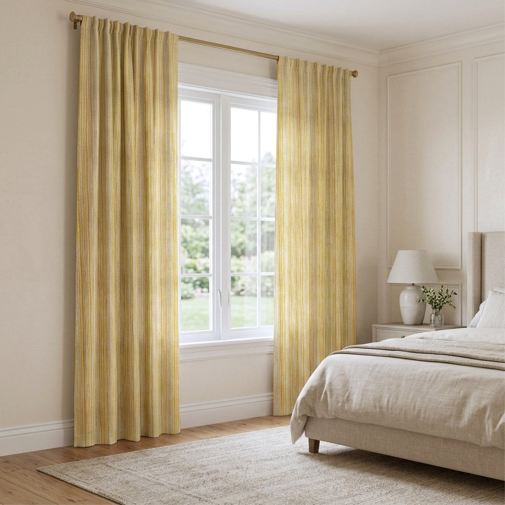 Everett Stripes - Curtain Panel - Serene Bedroom