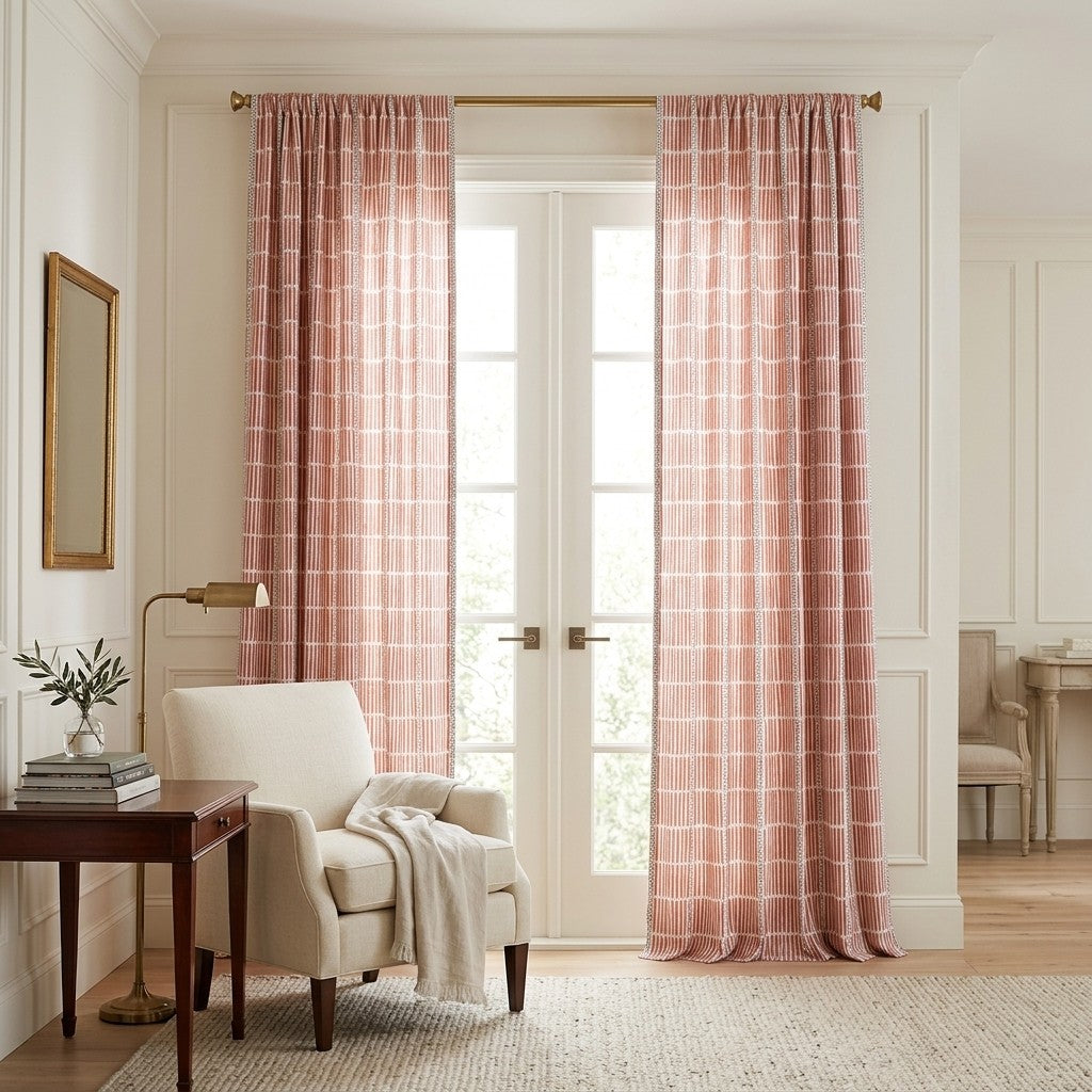 Lystra Stripes - Curtain Panel - Polished Sitting Room