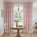 Blush Fan - Curtain Panel - Breakfast Nook