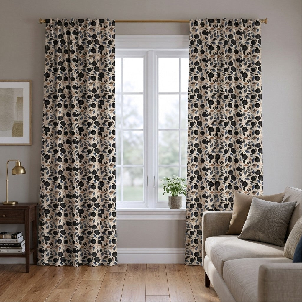 Evangeline Bloom - Curtain Panel - Classic Living Room