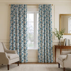 Lunabelle Floral - Curtain Panel - Polished Sitting Room