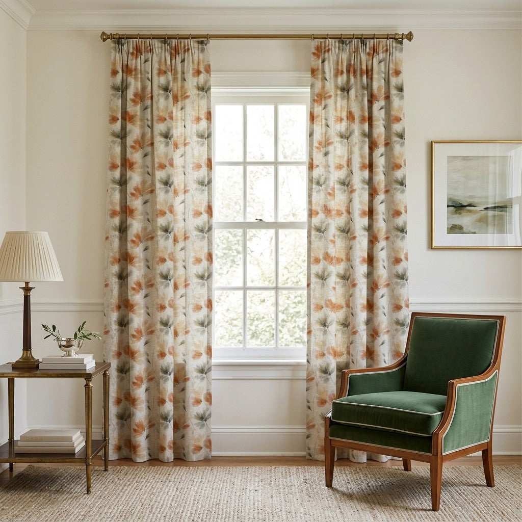 Daxley Petals - Curtain Panel - Reading Corner