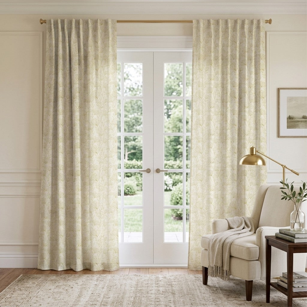 Honey Hush - Curtain Panel - Reading Corner