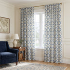 Deily Damask - Curtain Panel - Reading Corner