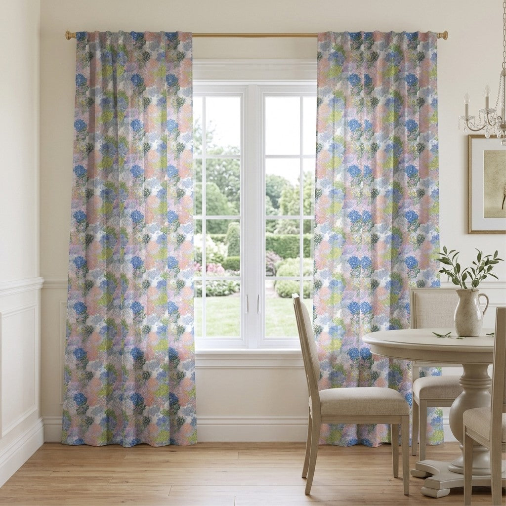Bright Undersea - Curtain Panel - Breakfast Nook