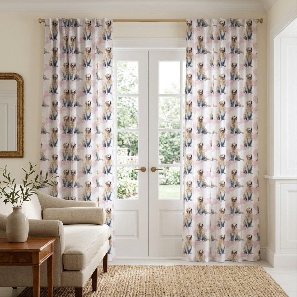 My Golden Life - Curtain Panel - Sunroom
