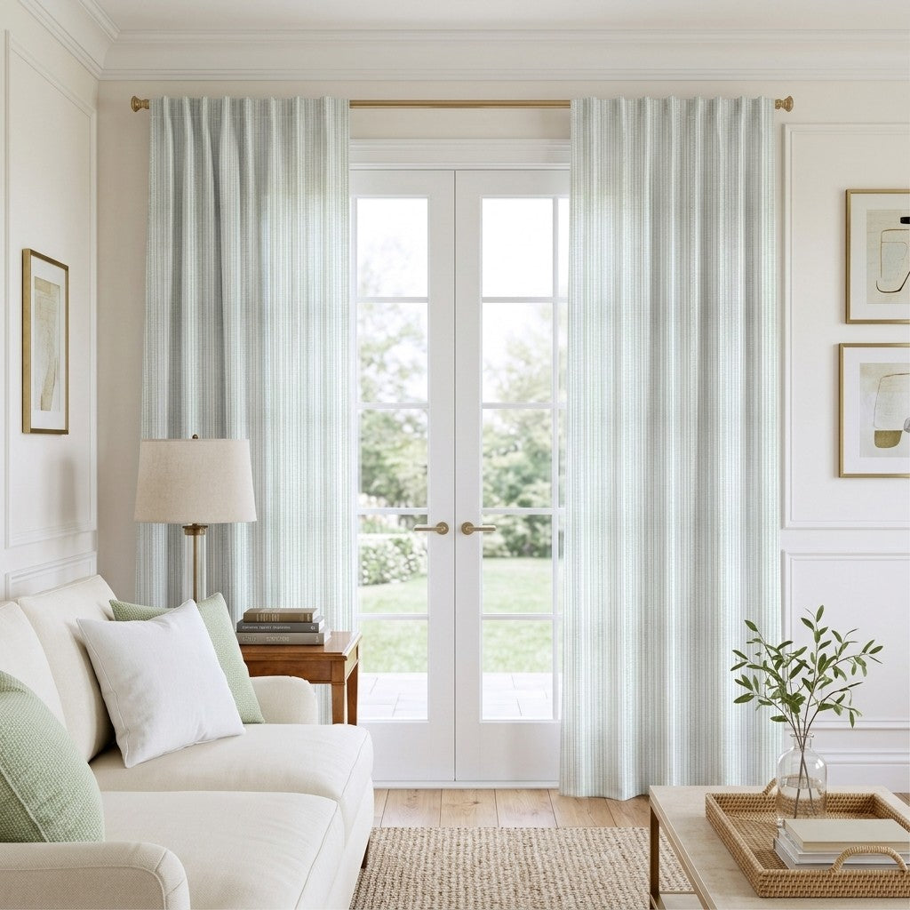 Dawn Stripes - Curtain Panel - Classic Living Room