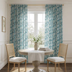 Callahan Coral - Curtain Panel - Breakfast Nook