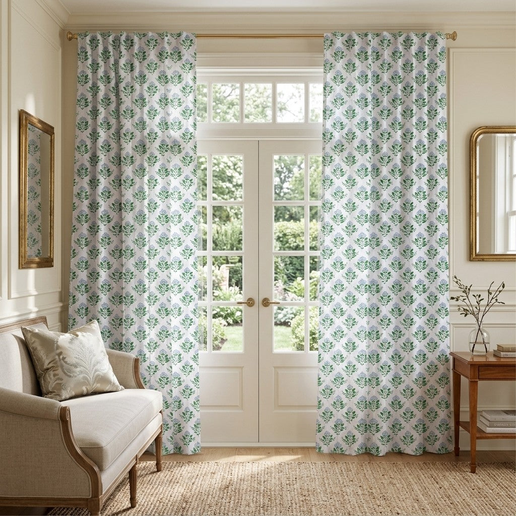 Casimer Blossom - Curtain Panel - Sunroom