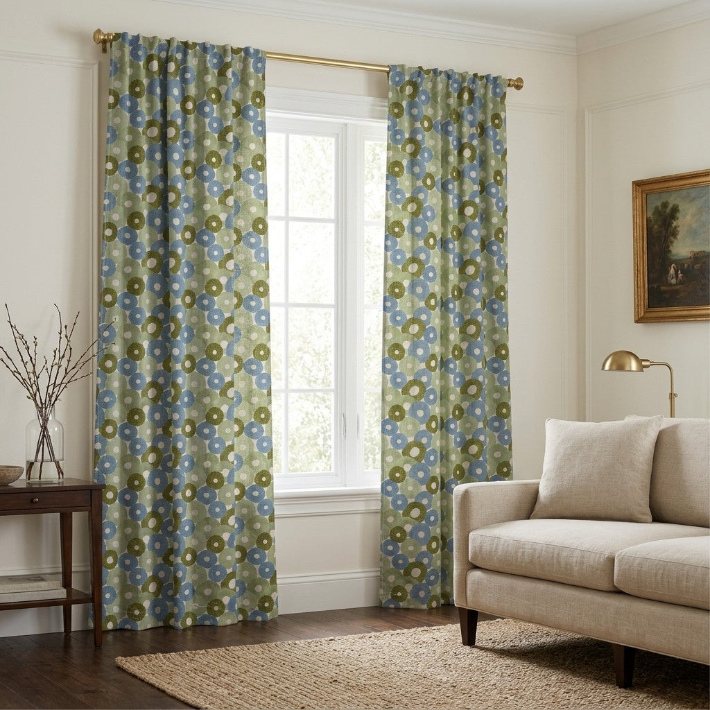 Honey Drop - Curtain Panel - Classic Living Room
