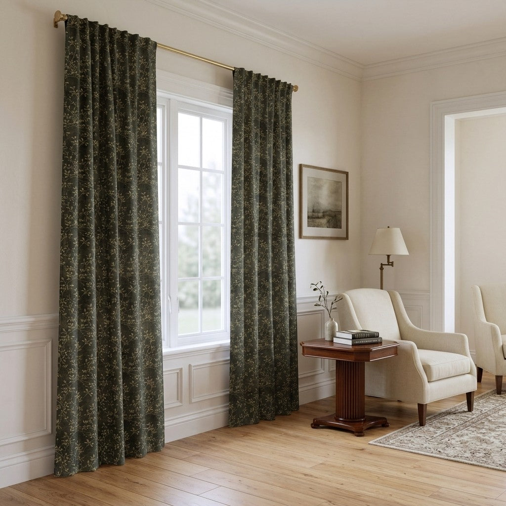 Thorn Reverie - Curtain Panel - Polished Sitting Room