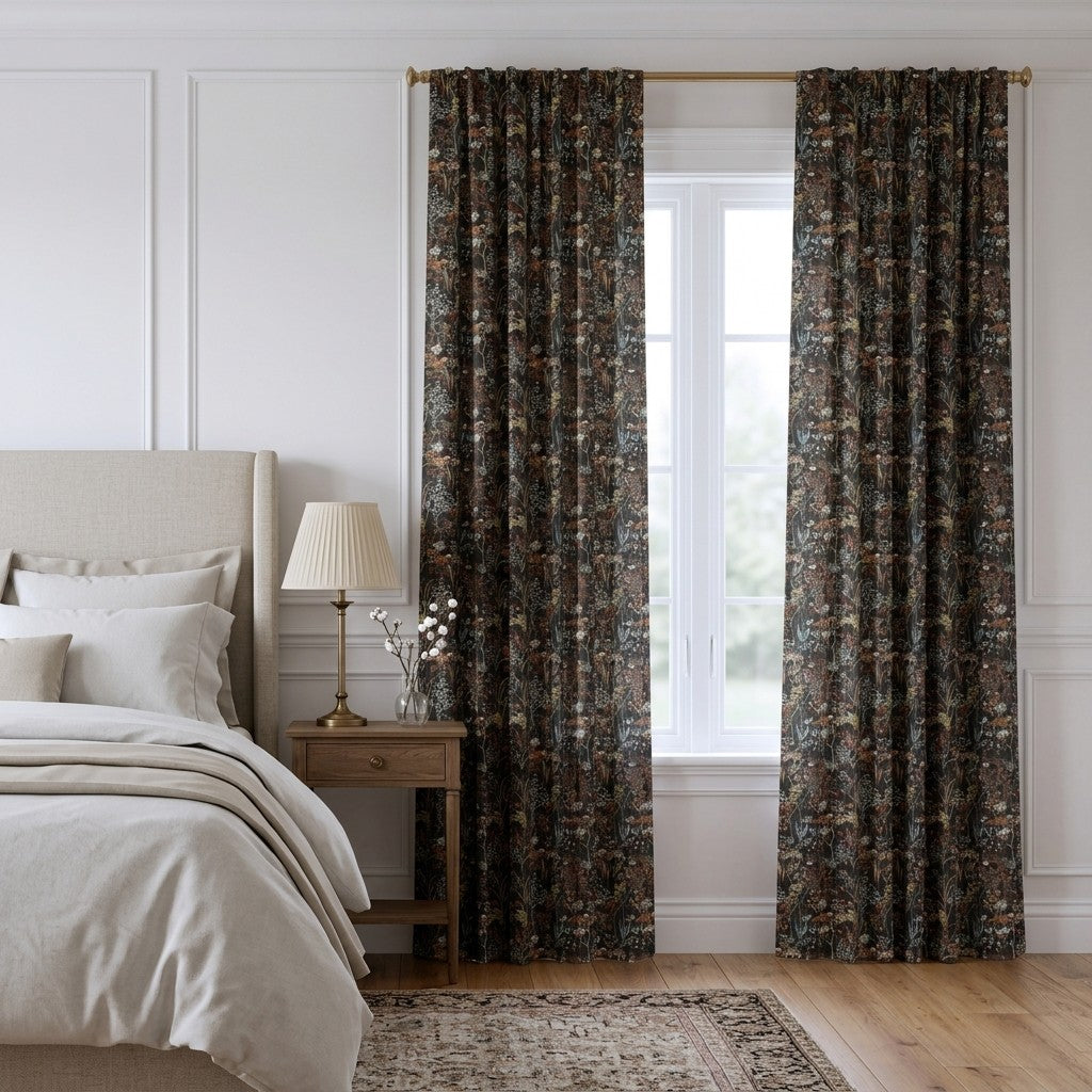 Marlowe Bloom - Curtain Panel - Serene Bedroom