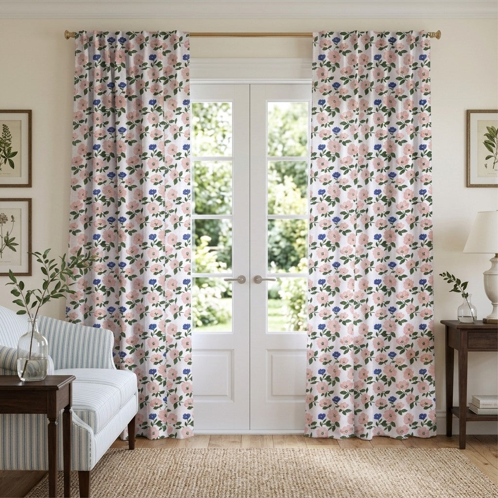 Bellwynn Blooms - Curtain Panel - Sunroom