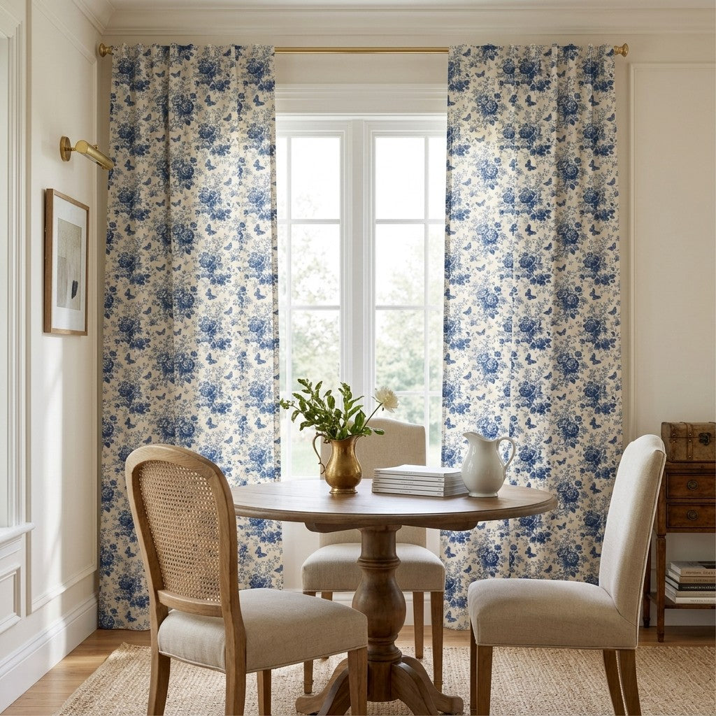 Butterfly Chateau - Curtain Panel - Breakfast Nook