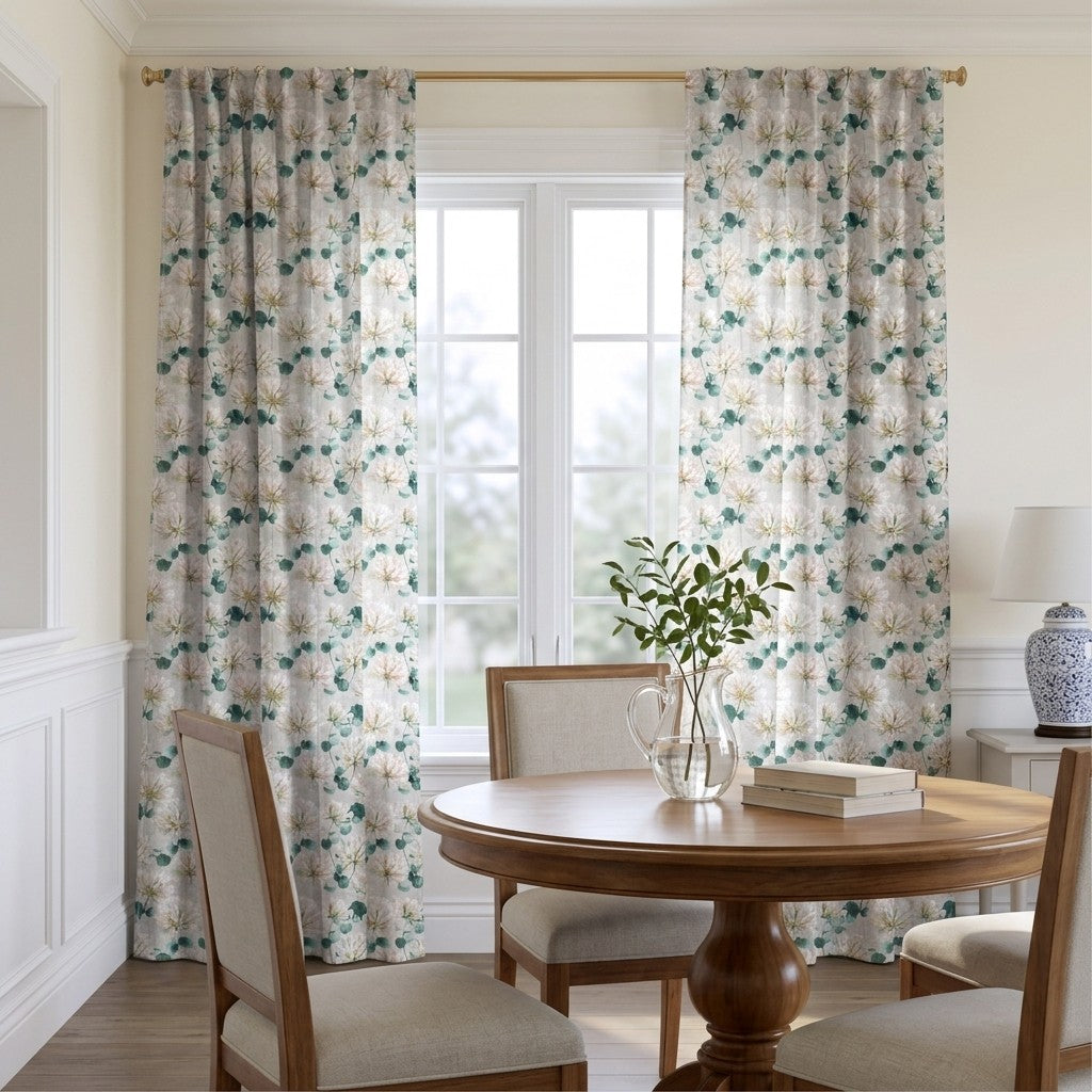 Lucky Garden - Curtain Panel - Breakfast Nook