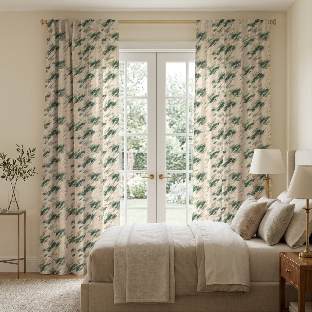 Cabin Lush - Curtain Panel - Serene Bedroom