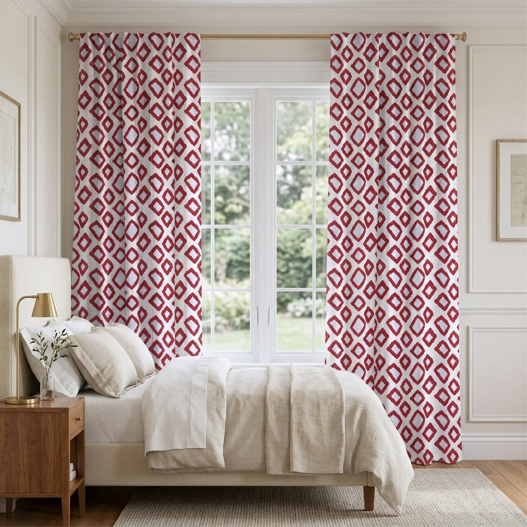 Lucy Diamond - Curtain Panel - Serene Bedroom