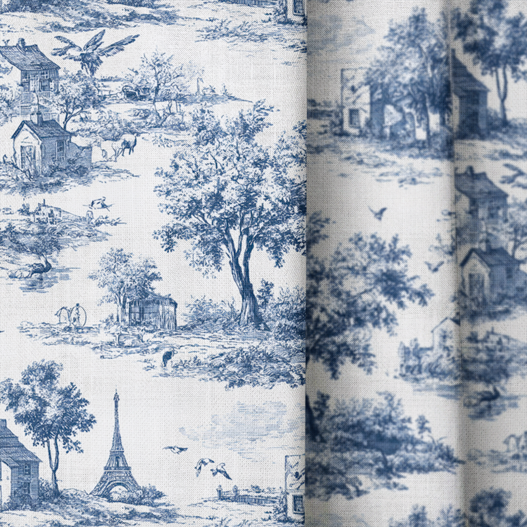 Alexandra Toile - Curtain Panel