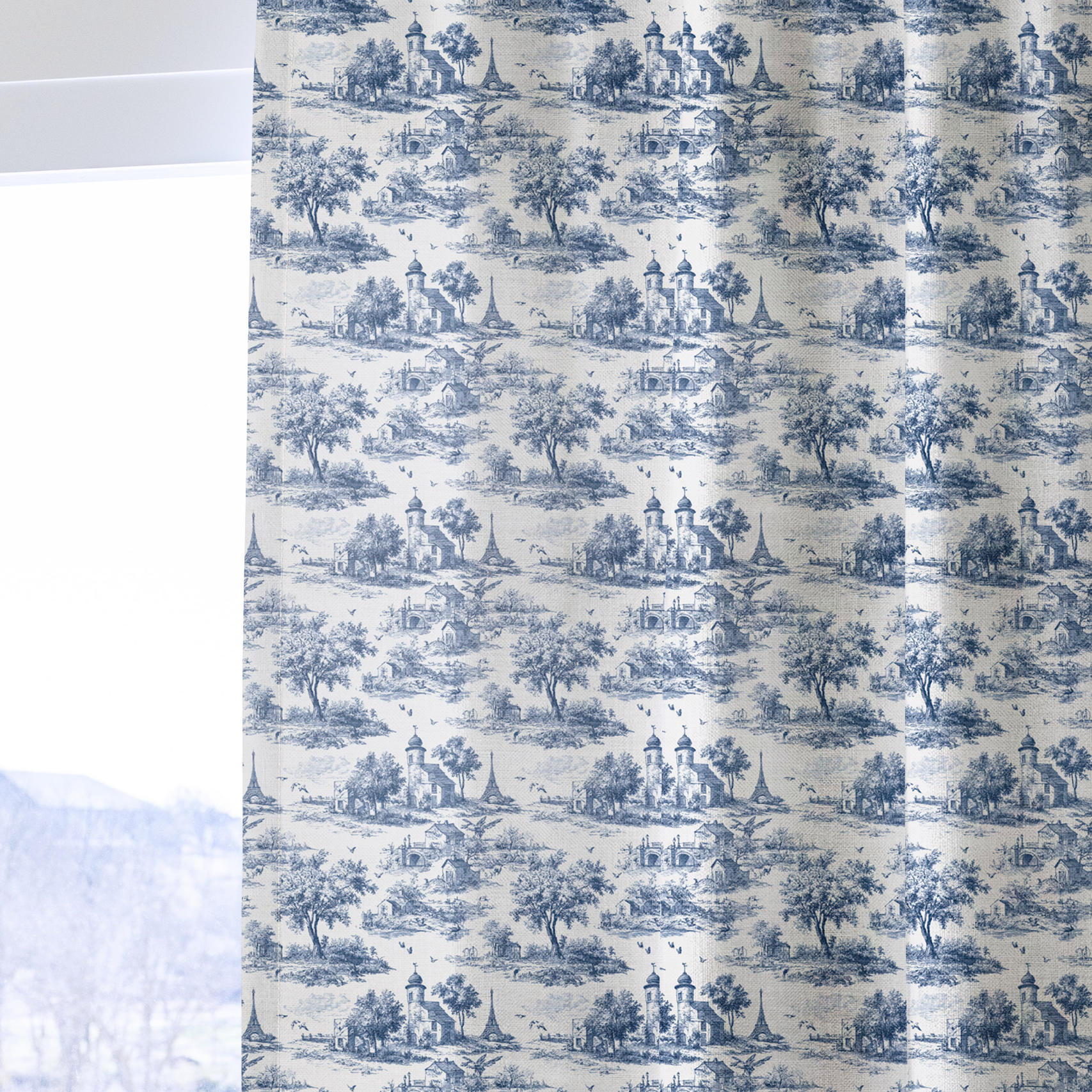 Alexandra Toile - Curtain Panel