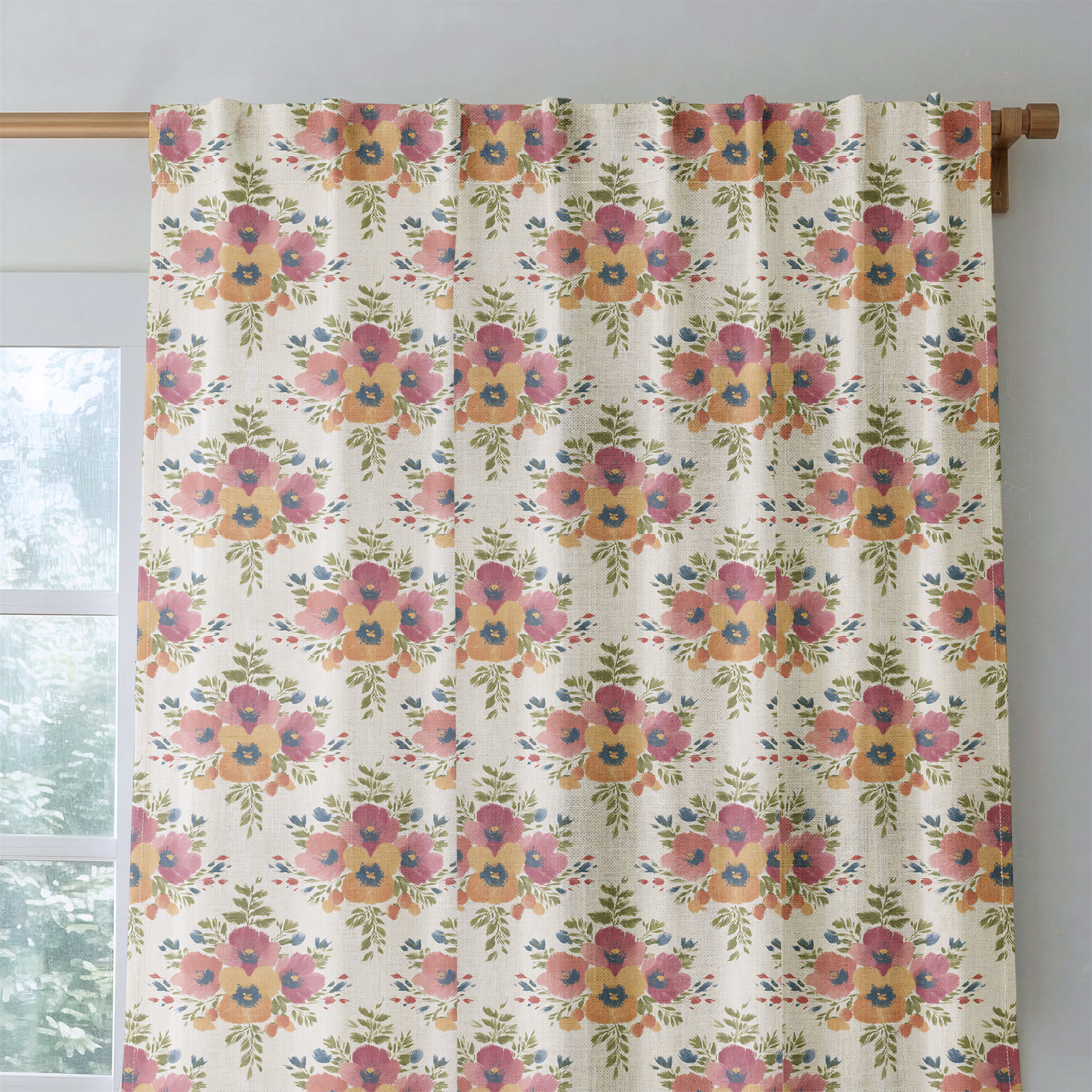 Aristea Bouquet - Curtain Panel