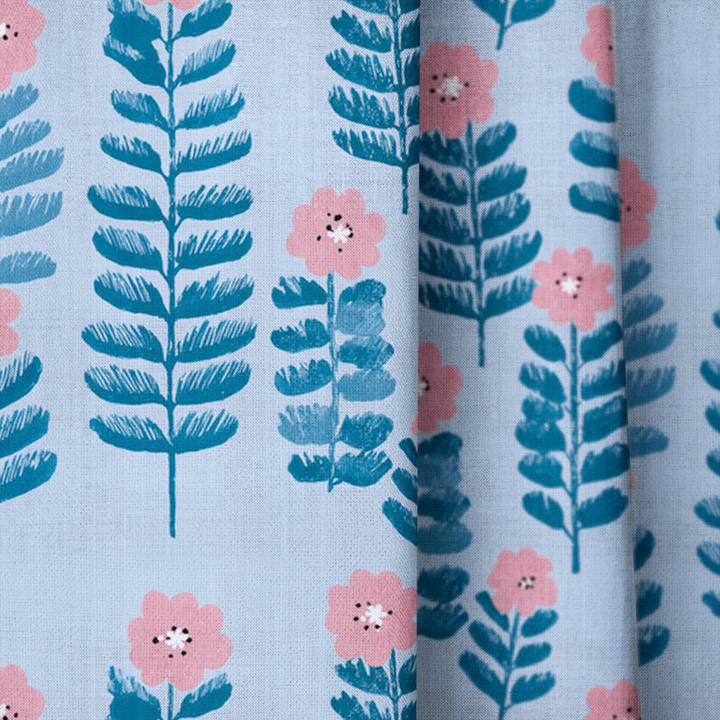 Arleswick Blossoms - Curtain Panel