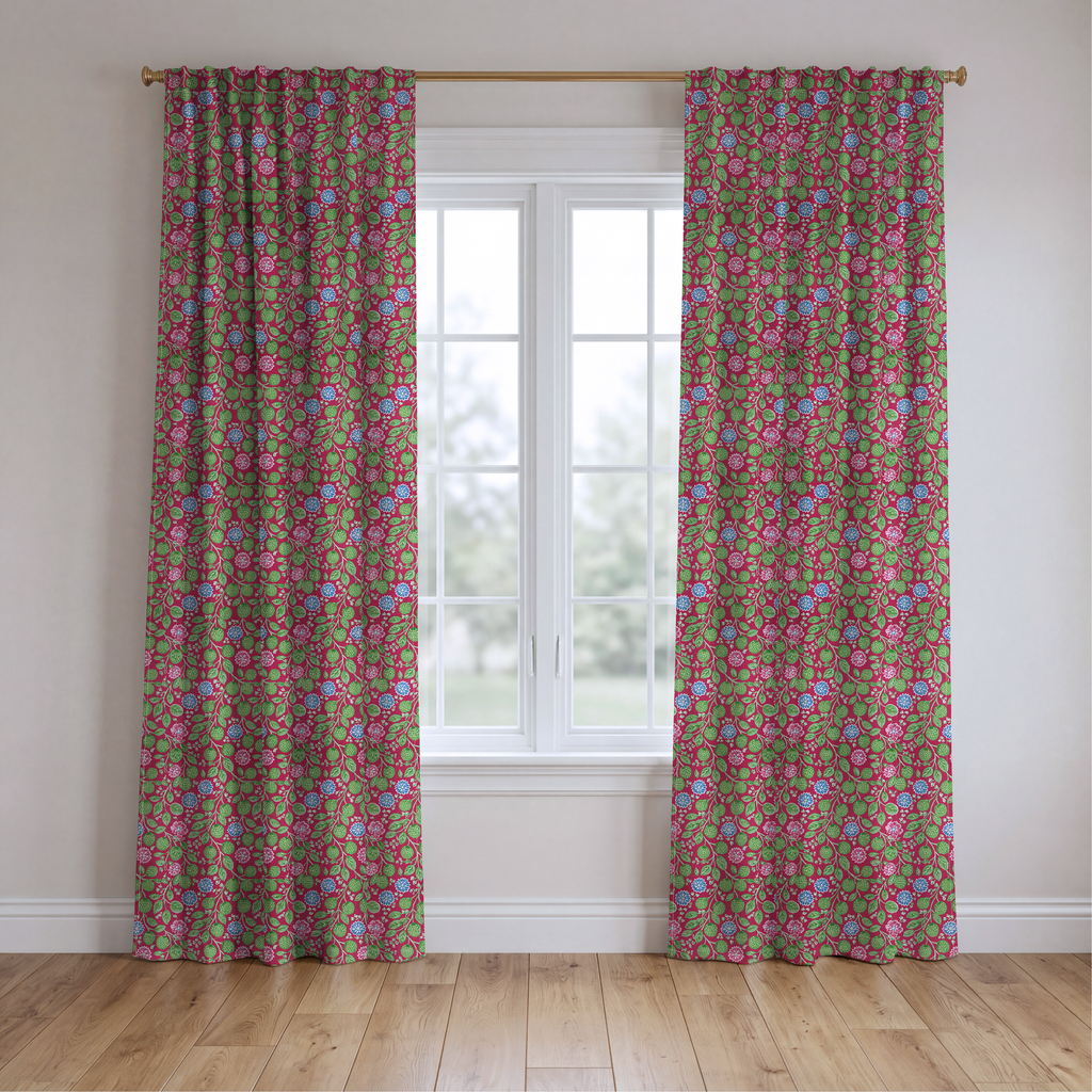 Beaudry Blossoms - Curtain Panel