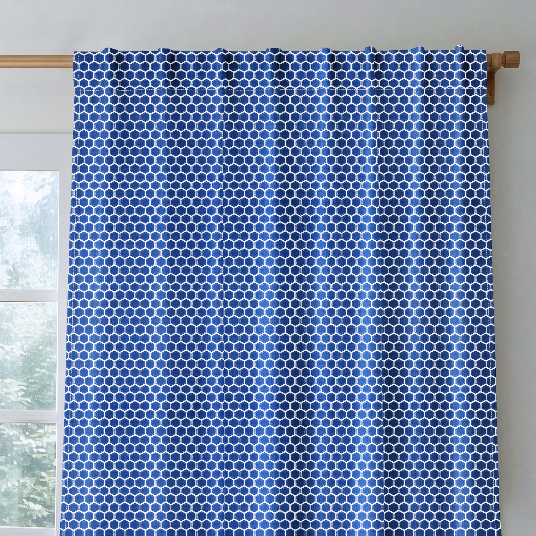 Alouette Blue - Curtain Panel