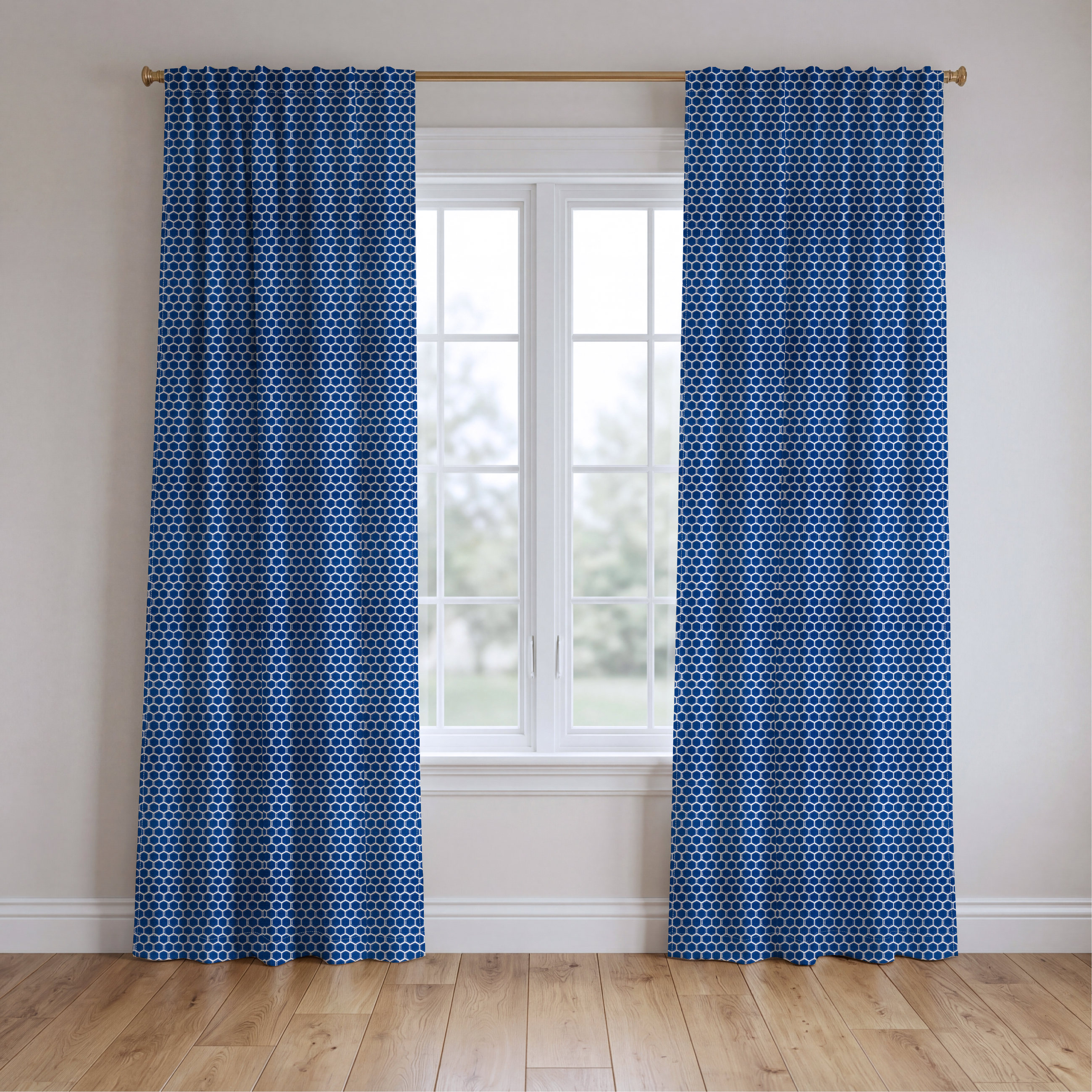 Alouette Blue - Curtain Panel