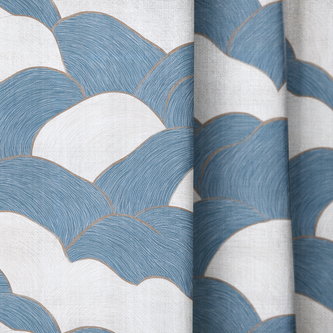 Atticus Clouds - Curtain Panel