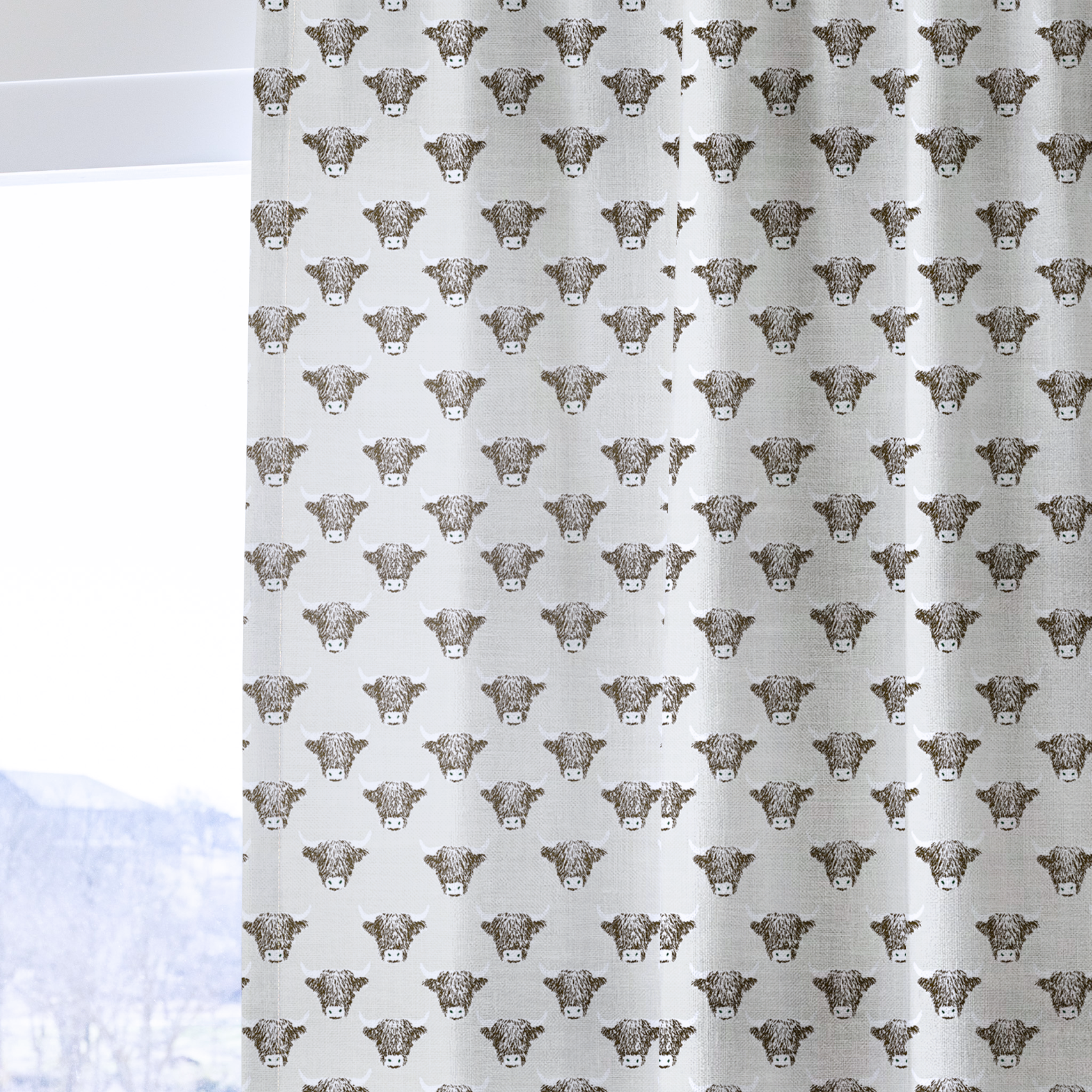 Audrey Highland - Curtain Panel