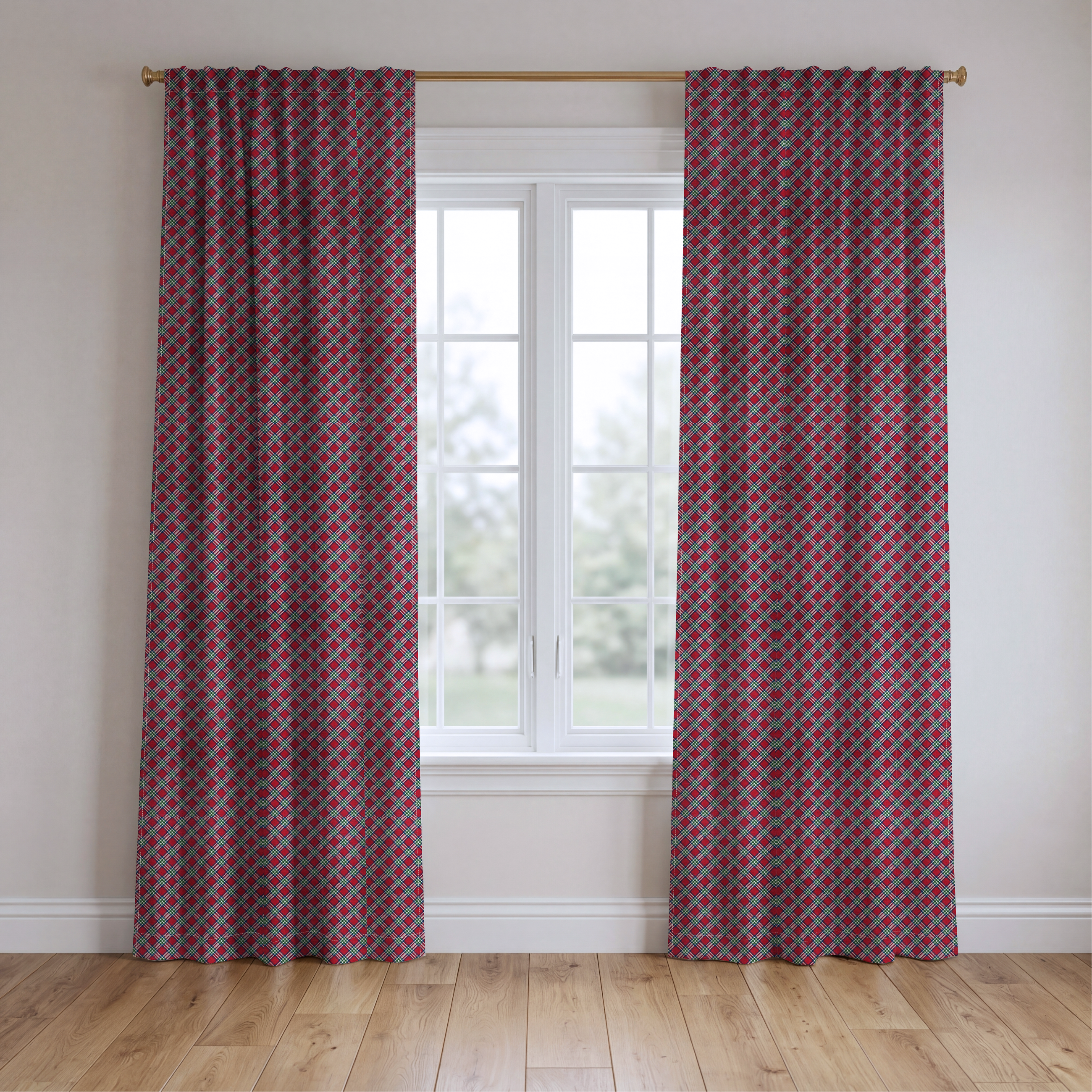 Arletta Plaid - Curtain Panel