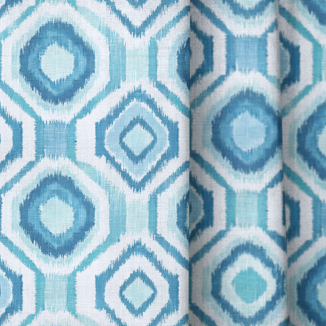 Aqua - Curtain Panel