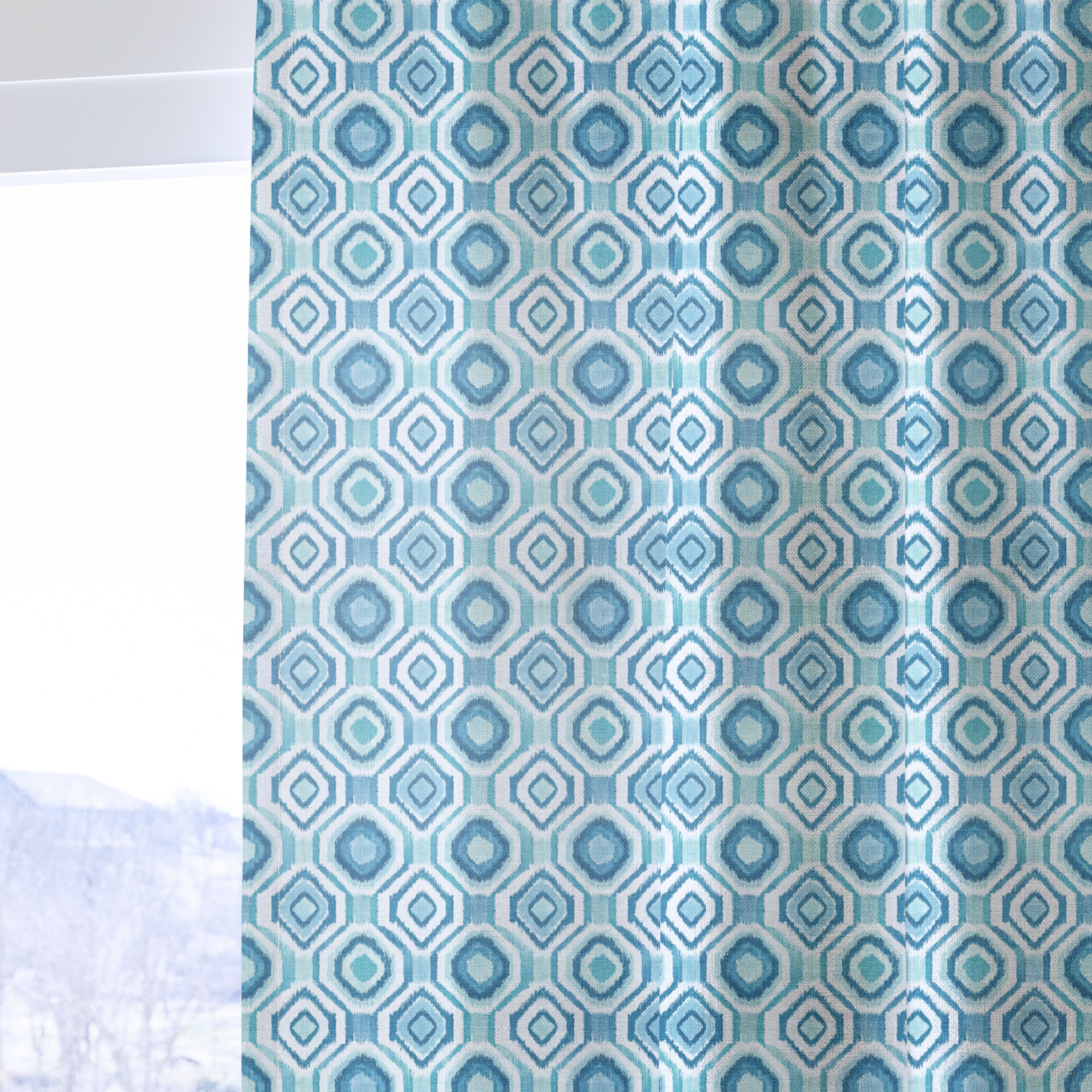 Aqua - Curtain Panel