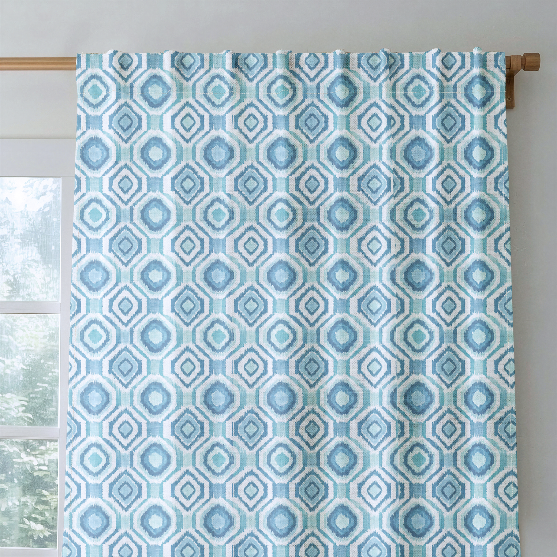 Aqua - Curtain Panel