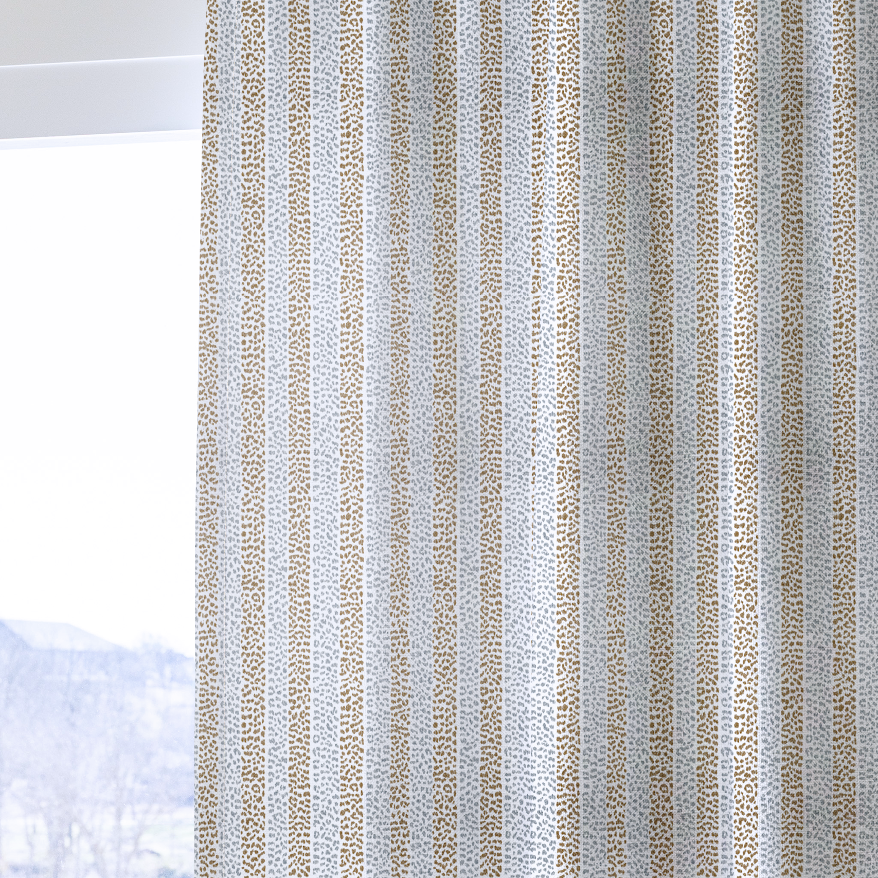Astaire Leopard - Curtain Panel