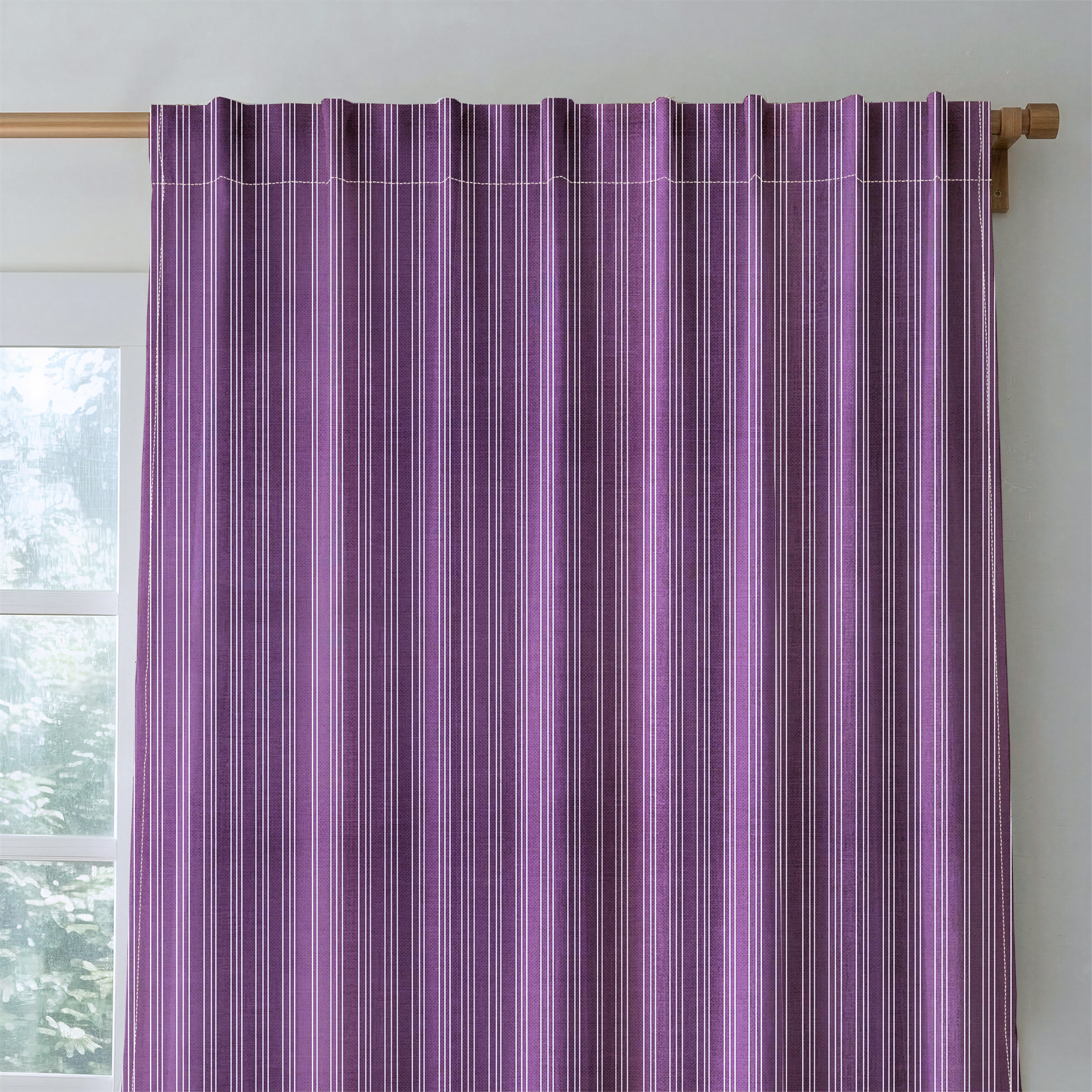 Aubergine - Curtain Panel