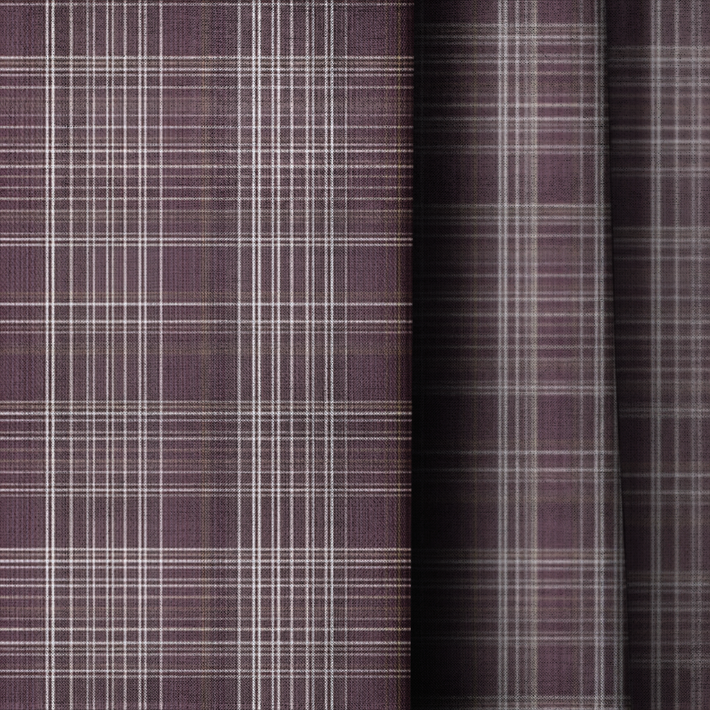 Ember Plaid - Curtain Panel