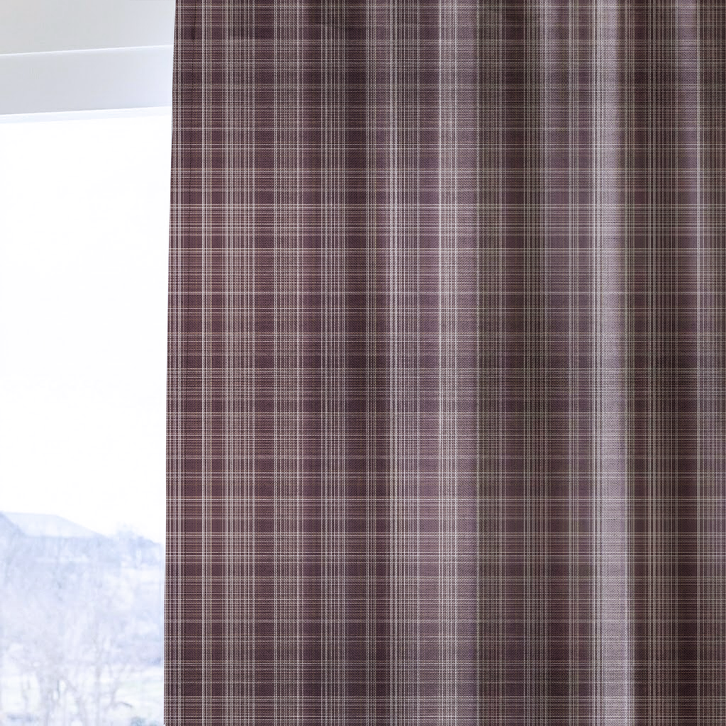 Ember Plaid - Curtain Panel