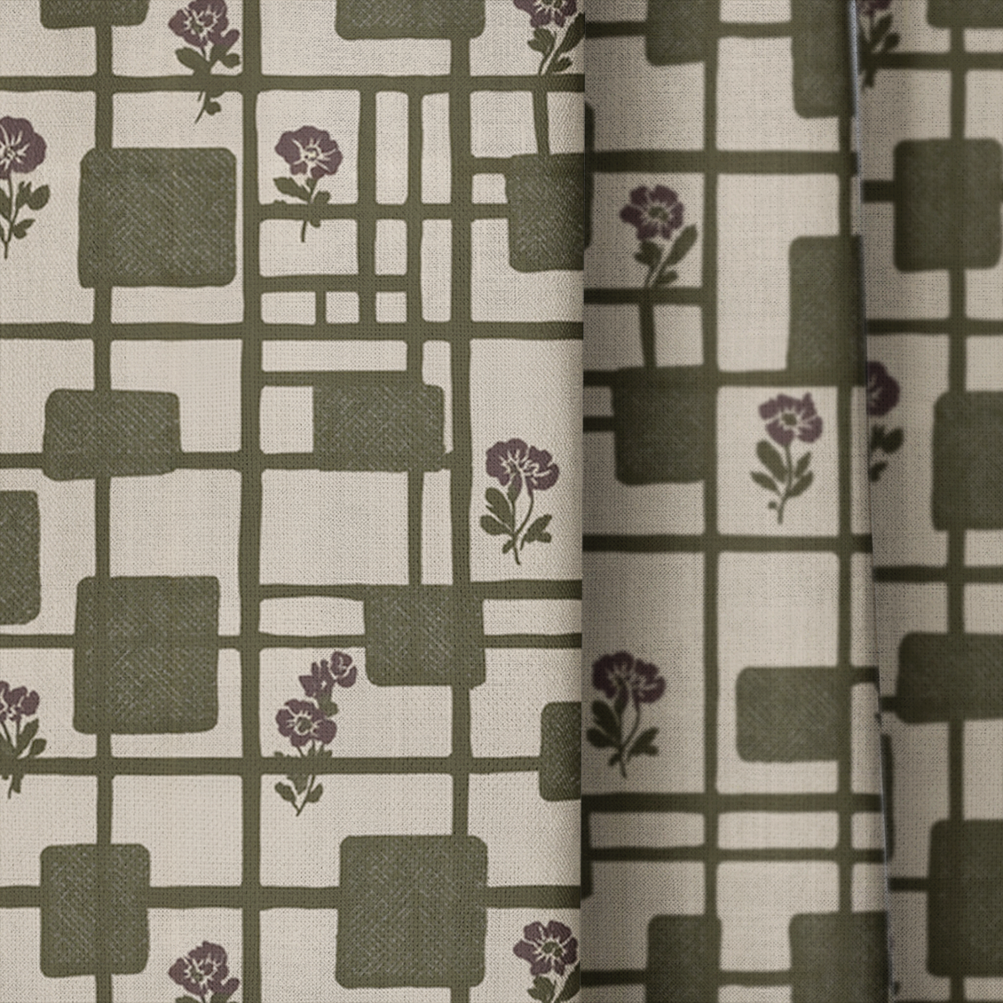 Avi Check - Curtain Panel