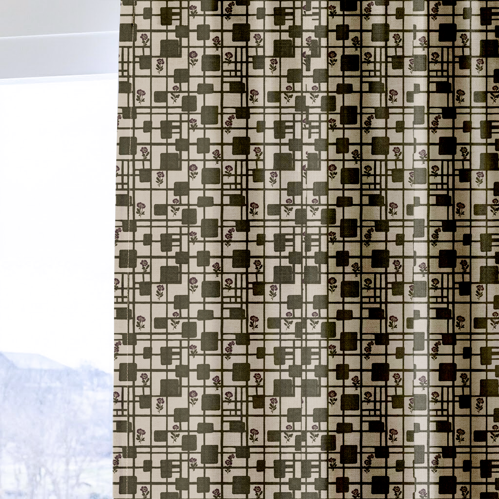 Avi Check - Curtain Panel