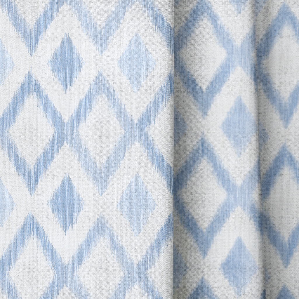 Baby Blue - Curtain Panel