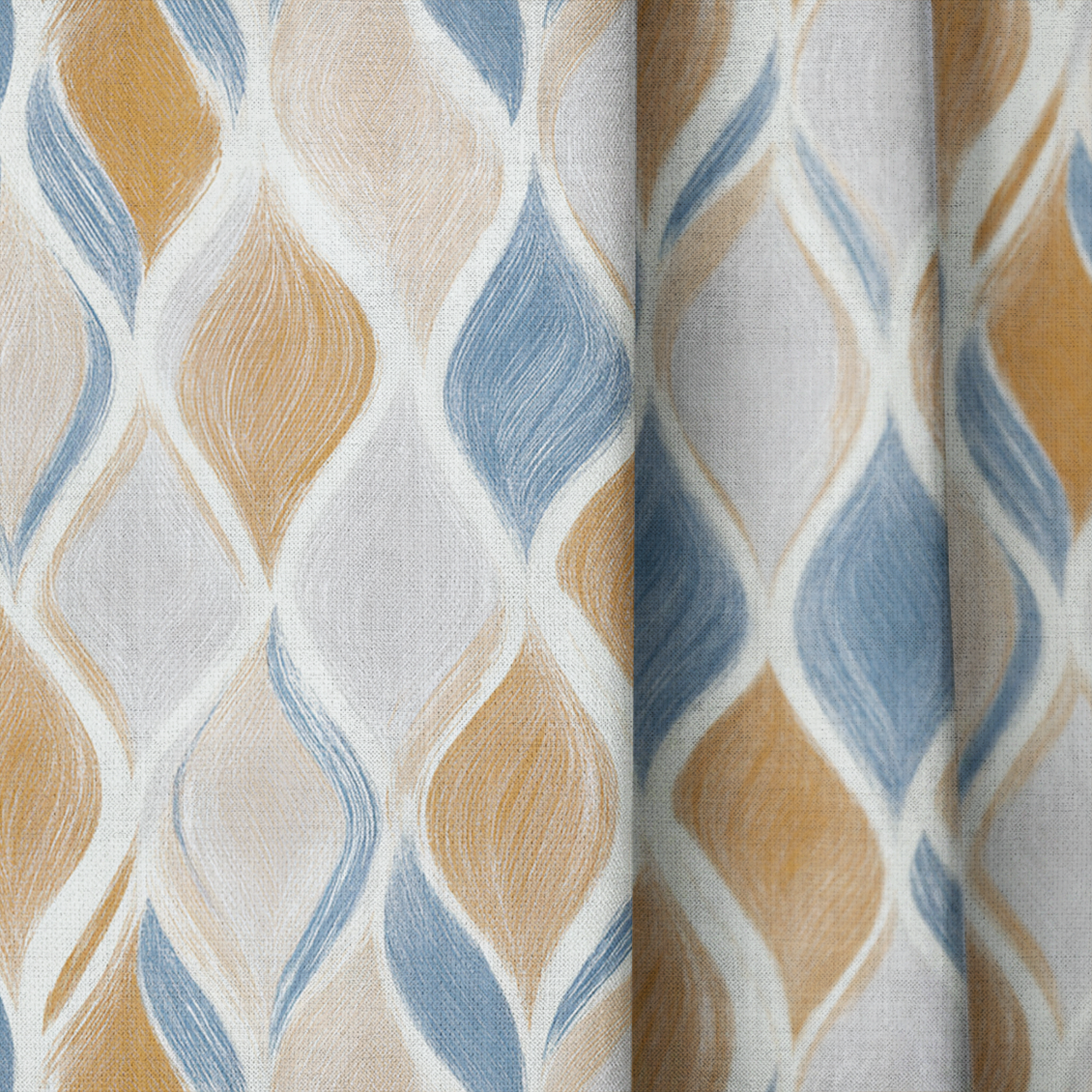 August Diamonds - Curtain Panel