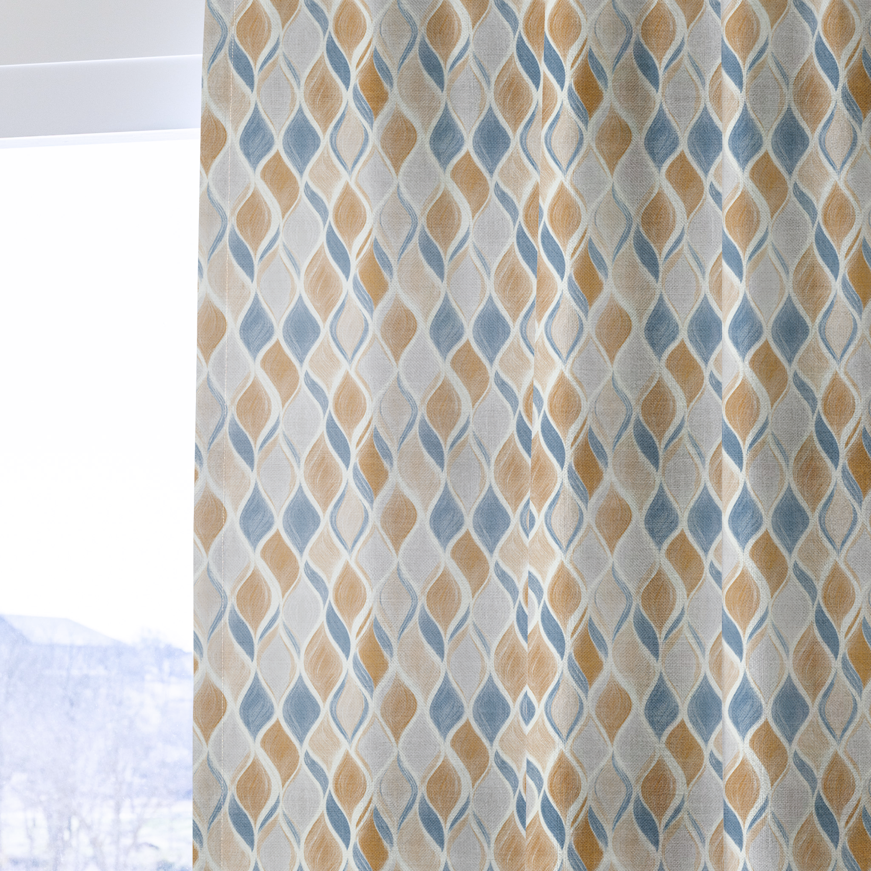 August Diamonds - Curtain Panel