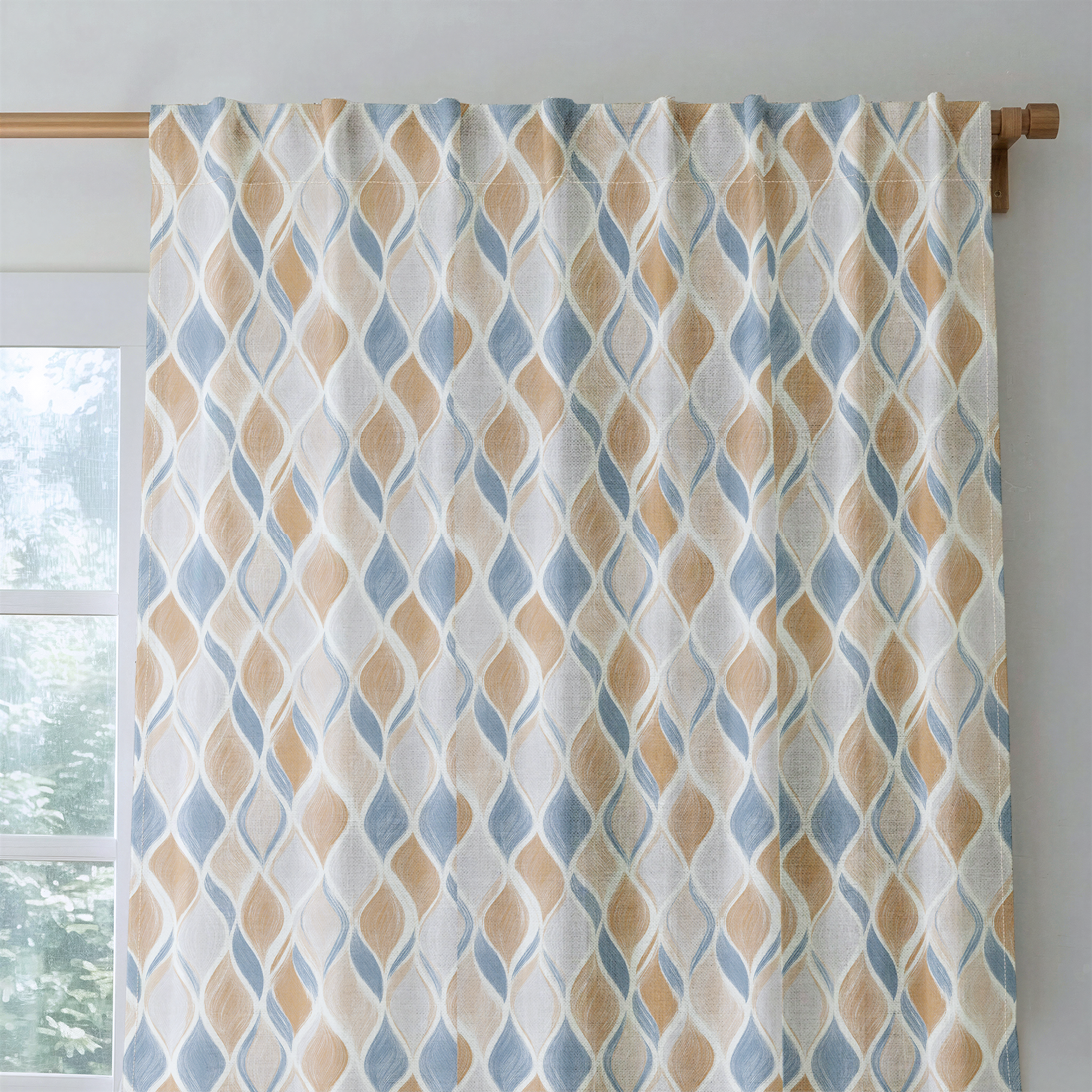 August Diamonds - Curtain Panel