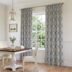 Maribel Blue - Curtain Panel - Breakfast Nook