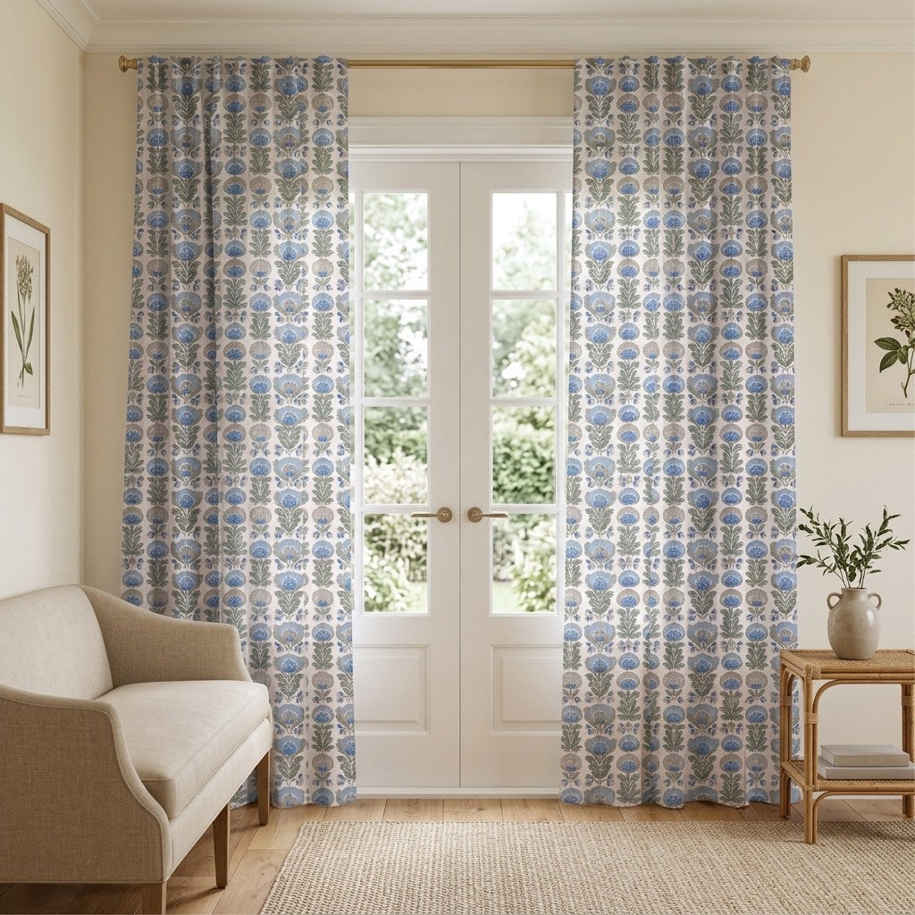 Sunday Garden - Curtain Panel - Sunroom