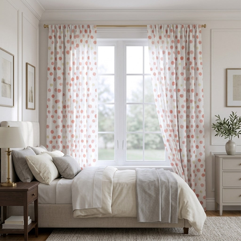 Bellona Dots - Curtain Panel - Serene Bedroom